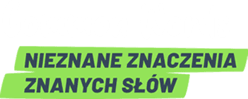 nauka języka angielskiego Common Words napis - - -
