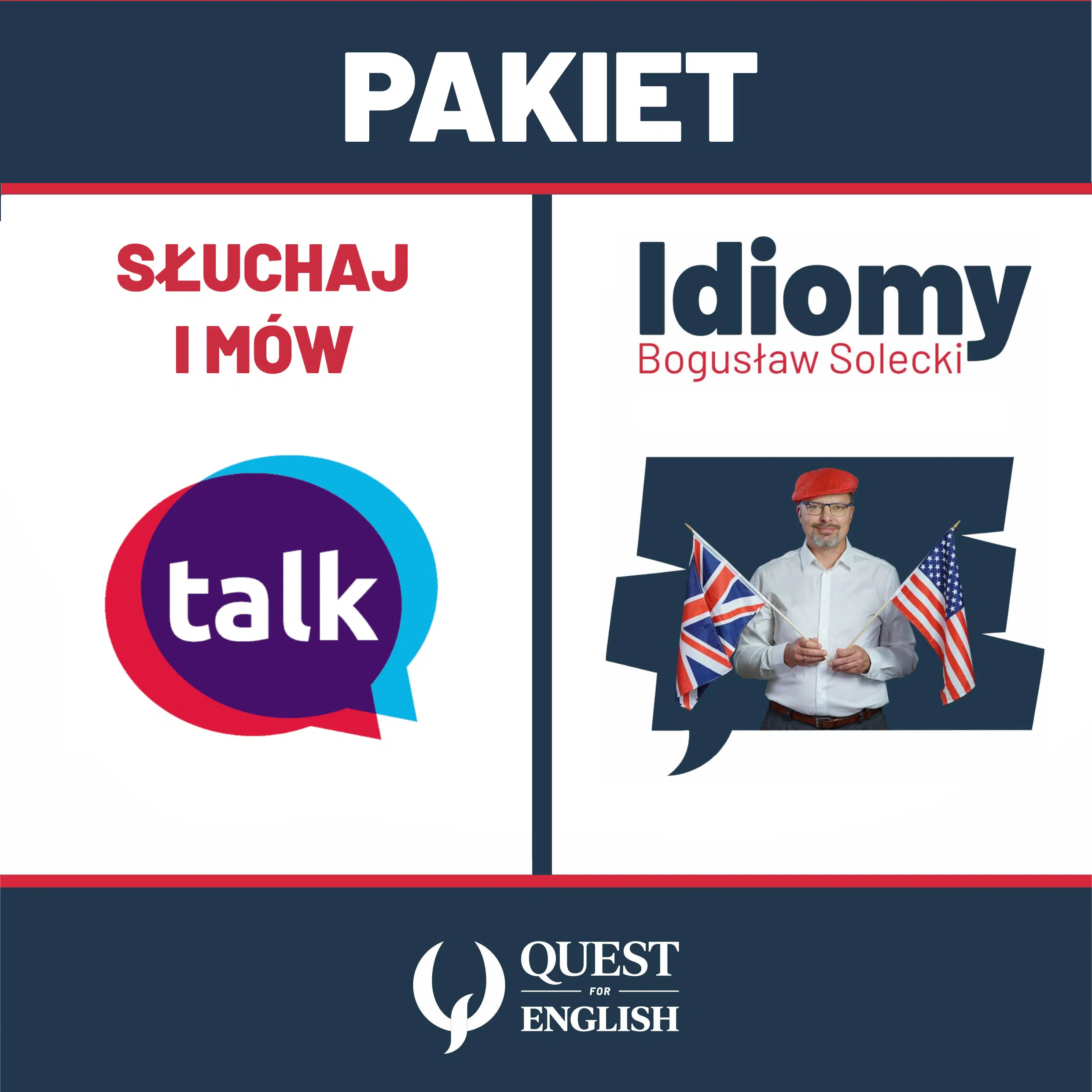 Słuchaj i mów część 1 + idiomy zestaw